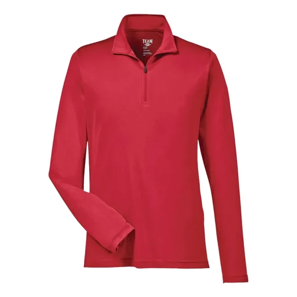 Team 365 Men's Zone Performance Quarter-Zip Pullover - Team 365 Men's Zone Performance Quarter-Zip Pullover - Image 10 of 12