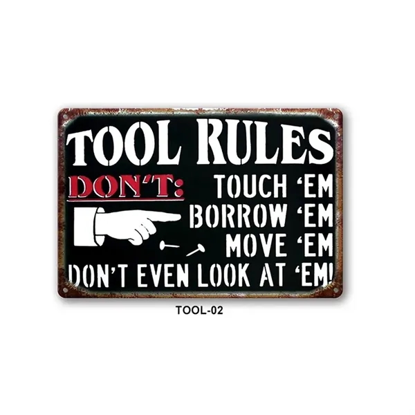 DIY Vintage Metal Painting Mural - DIY Vintage Metal Painting Mural - Image 3 of 4