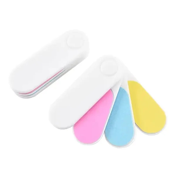 Plastic 4 In 1 Mini Nail File - Plastic 4 In 1 Mini Nail File - Image 0 of 5
