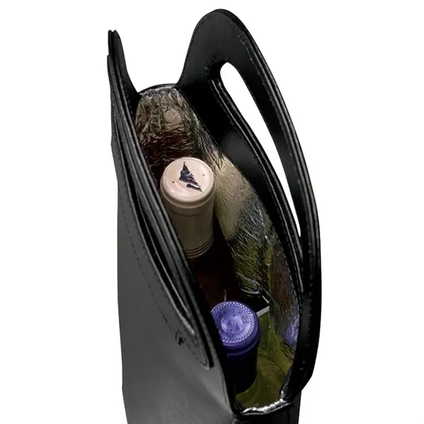 Gioia II Leather Double Wine Carrier - Gioia II Leather Double Wine Carrier - Image 1 of 6