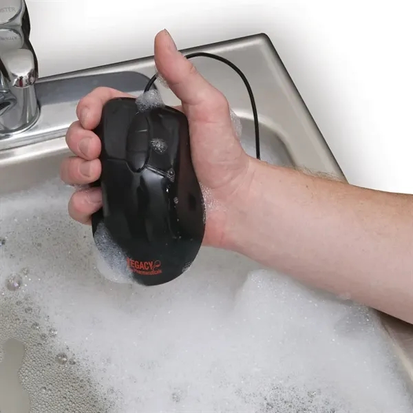 Seal Shield™ Mouse Black Antimicrobial-Washable Mouse - Seal Shield™ Mouse Black Antimicrobial-Washable Mouse - Image 3 of 4