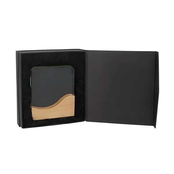 Ola Crystal Award with Wood Base - Ola Crystal Award with Wood Base - Image 3 of 5