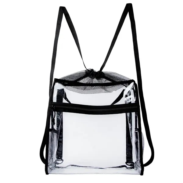 Ramsey Clear Drawstring Backpack - Ramsey Clear Drawstring Backpack - Image 2 of 6