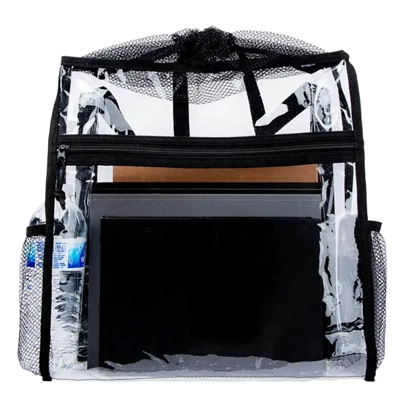 Ramsey Clear Drawstring Backpack - Ramsey Clear Drawstring Backpack - Image 3 of 6