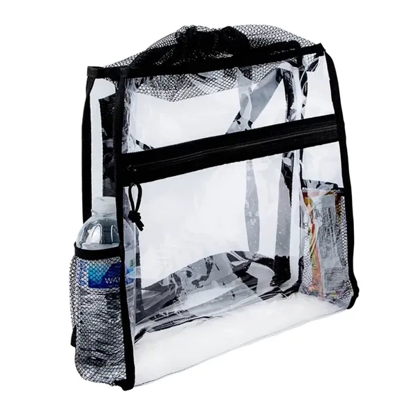 Ramsey Clear Drawstring Backpack - Ramsey Clear Drawstring Backpack - Image 4 of 6