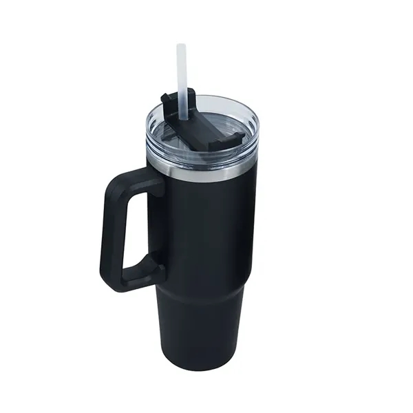 Lyon 30 oz. Double Wall Stainless Steel Travel Mug - Lyon 30 oz. Double Wall Stainless Steel Travel Mug - Image 14 of 42
