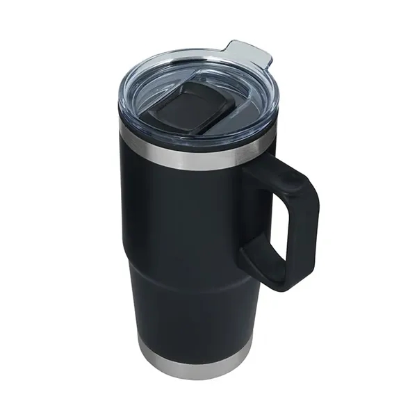 Aidan 24 oz. Steel/PP Liner Travel Mug - Aidan 24 oz. Steel/PP Liner Travel Mug - Image 4 of 24