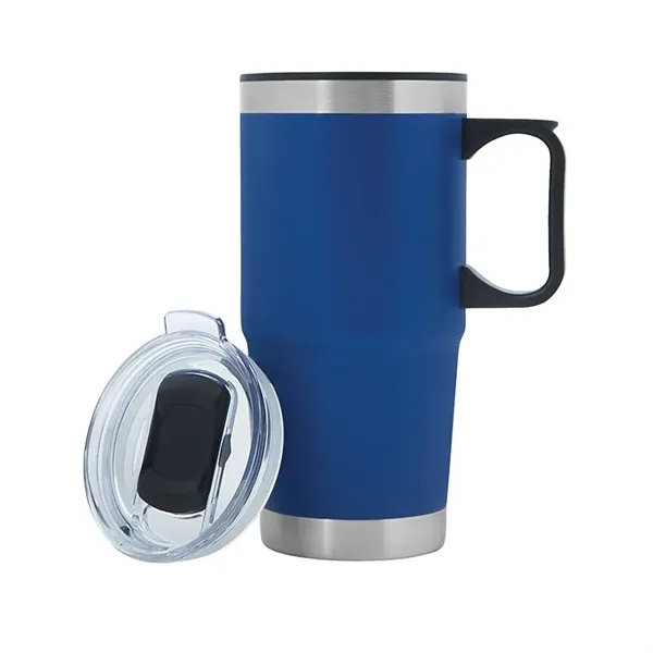 Aidan 24 oz. Steel/PP Liner Travel Mug - Aidan 24 oz. Steel/PP Liner Travel Mug - Image 12 of 24