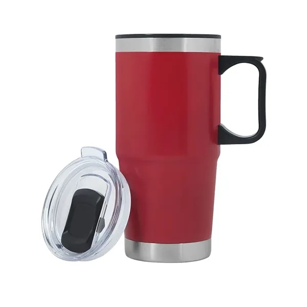 Aidan 24 oz. Steel/PP Liner Travel Mug - Aidan 24 oz. Steel/PP Liner Travel Mug - Image 17 of 24