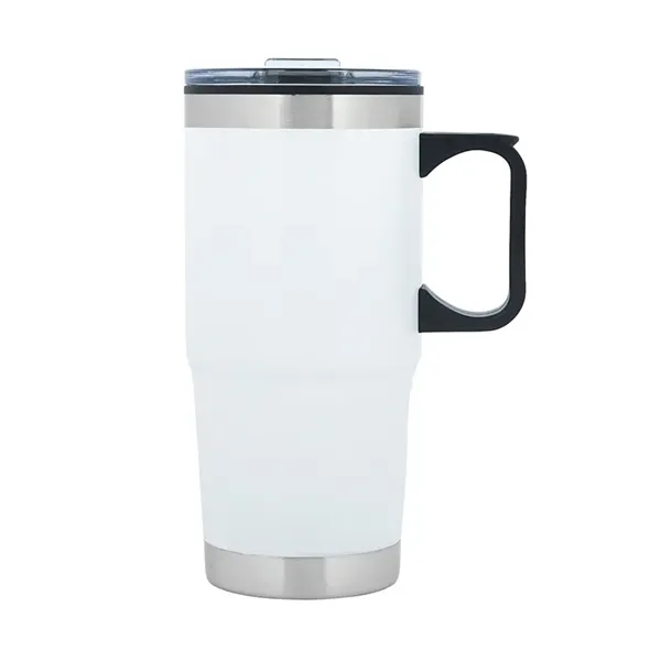 Aidan 24 oz. Steel/PP Liner Travel Mug - Aidan 24 oz. Steel/PP Liner Travel Mug - Image 20 of 24
