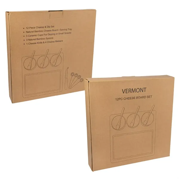 Vermont 12-Piece Cheese Set - Vermont 12-Piece Cheese Set - Image 7 of 8