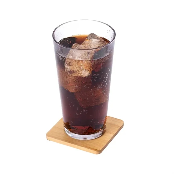 Brandon Single Bamboo Coaster - Brandon Single Bamboo Coaster - Image 5 of 8