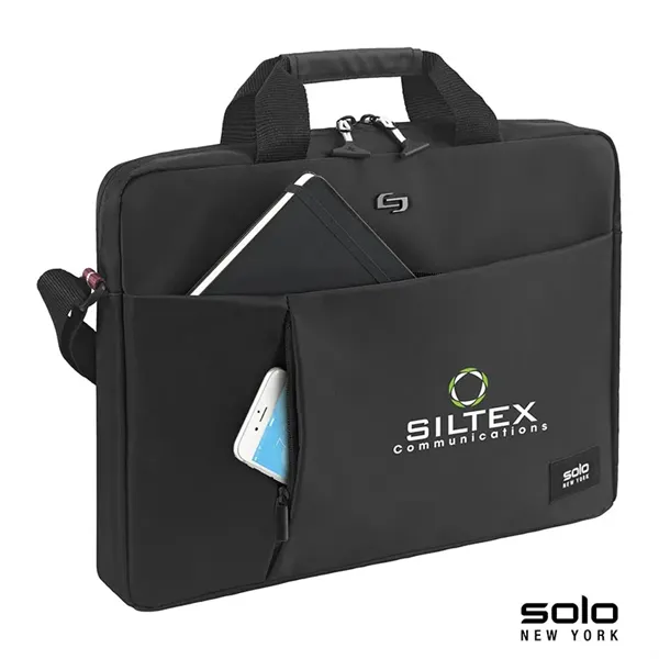 Solo New York Lead Slim Briefcase - Solo New York Lead Slim Briefcase - Image 2 of 9