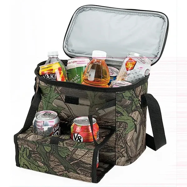 Huntwood Camo 12-Can Cooler - Huntwood Camo 12-Can Cooler - Image 7 of 11