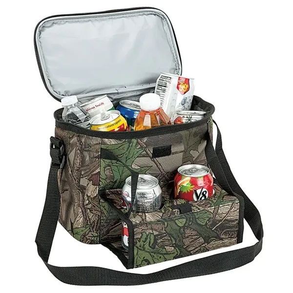 Huntwood Camo 12-Can Cooler - Huntwood Camo 12-Can Cooler - Image 8 of 11