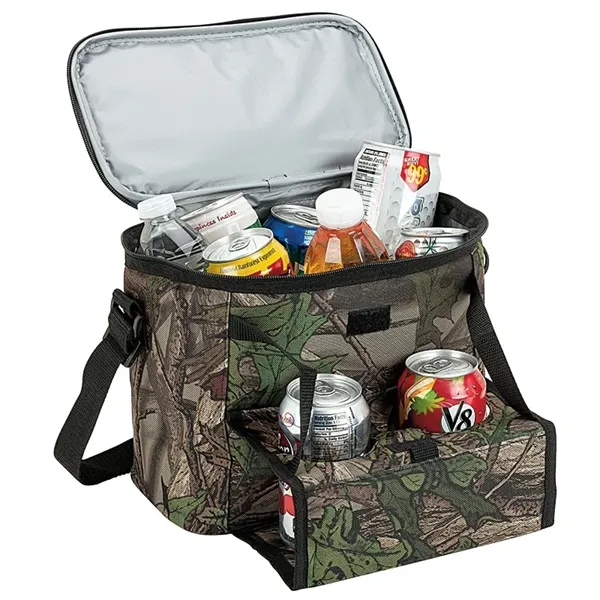 Huntwood Camo 12-Can Cooler - Huntwood Camo 12-Can Cooler - Image 9 of 11
