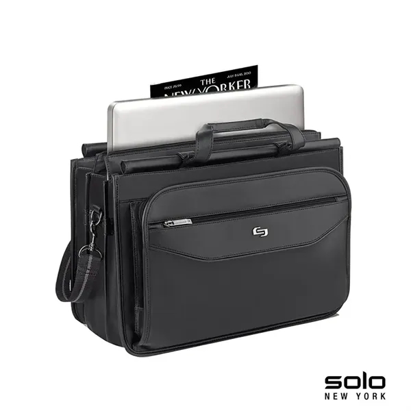 Solo New York Harrison Triple Compartment Briefcase - Solo New York Harrison Triple Compartment Briefcase - Image 3 of 6