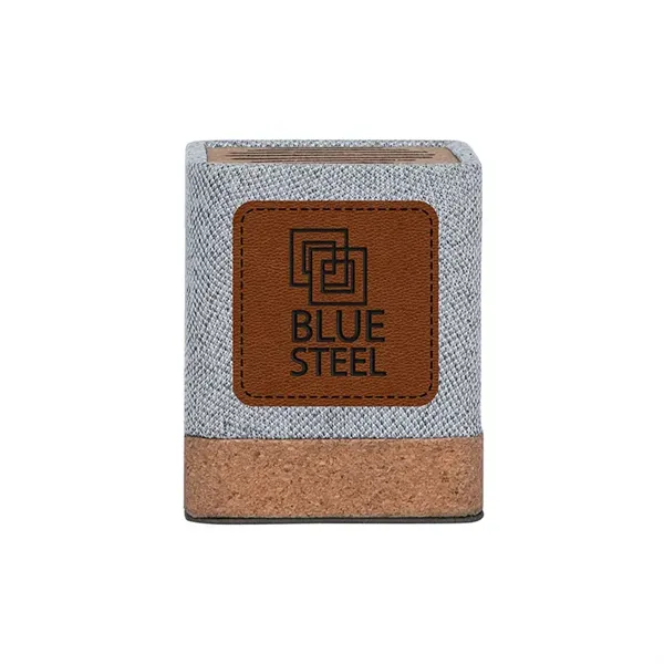 Grayson 5W RPET & Cork Wireless Speaker - Grayson 5W RPET & Cork Wireless Speaker - Image 2 of 9