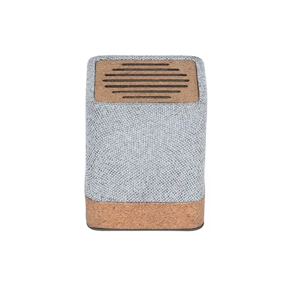 Grayson 5W RPET & Cork Wireless Speaker - Grayson 5W RPET & Cork Wireless Speaker - Image 5 of 9