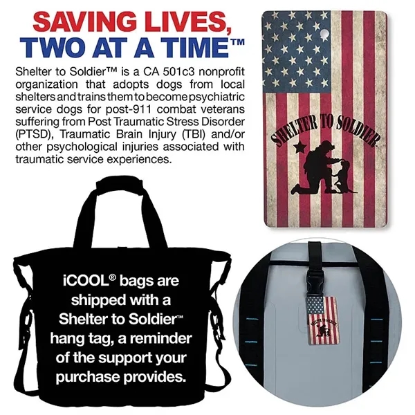 iCOOL® Xtreme Whitewater Waterproof Cooler Backpack - iCOOL® Xtreme Whitewater Waterproof Cooler Backpack - Image 6 of 16