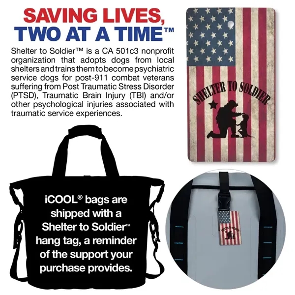 iCOOL® Sandpointe 36-Can Cooler Tote - iCOOL® Sandpointe 36-Can Cooler Tote - Image 5 of 8