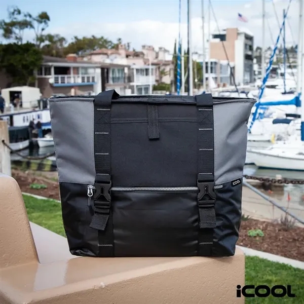 iCOOL® Sandpointe 36-Can Cooler Tote - iCOOL® Sandpointe 36-Can Cooler Tote - Image 6 of 8
