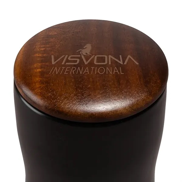 Tarrazu 12 oz. Double Wall Ceramic Tumbler w/ Wood Lid - Tarrazu 12 oz. Double Wall Ceramic Tumbler w/ Wood Lid - Image 6 of 14