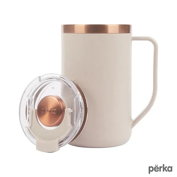 Perka® Guji 15 oz. Recycled Steel and Coffee Grounds Mug - Perka® Guji 15 oz. Recycled Steel and Coffee Grounds Mug - Image 3 of 15
