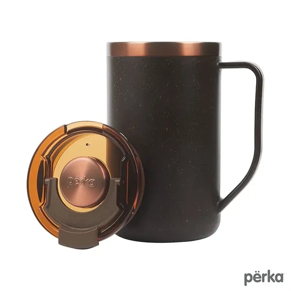 Perka® Guji 15 oz. Recycled Steel and Coffee Grounds Mug - Perka® Guji 15 oz. Recycled Steel and Coffee Grounds Mug - Image 10 of 15