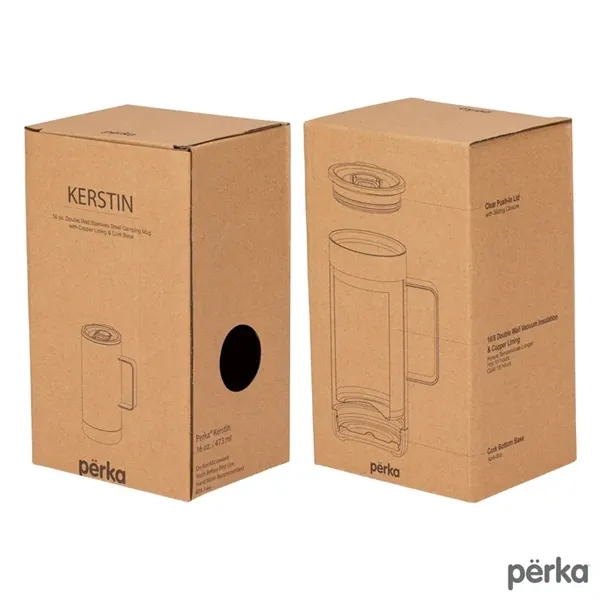 Perka® Kerstin 16 oz. 304 Double Wall Stainless Steel Mug - Perka® Kerstin 16 oz. 304 Double Wall Stainless Steel Mug - Image 39 of 41