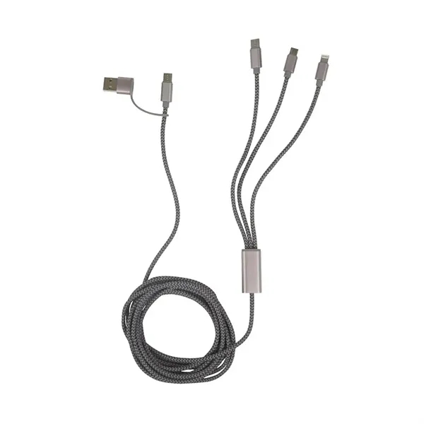 Virgo 9' RPET 5-in-1 Charging Cable - Virgo 9' RPET 5-in-1 Charging Cable - Image 6 of 6