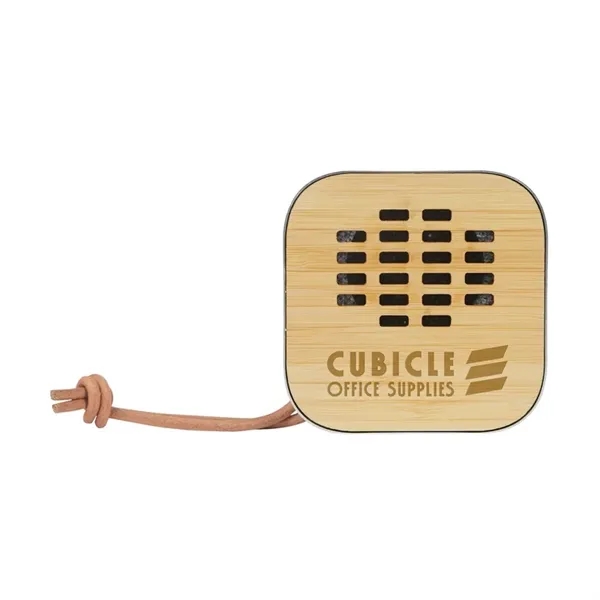 Asher 3W Recycled Aluminum / Bamboo Wireless Speaker - Asher 3W Recycled Aluminum / Bamboo Wireless Speaker - Image 4 of 7