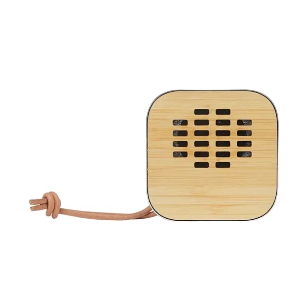 Asher 3W Recycled Aluminum / Bamboo Wireless Speaker - Asher 3W Recycled Aluminum / Bamboo Wireless Speaker - Image 7 of 7