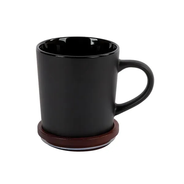 Copenhagen 16 oz. Ceramic Mug w/ Wood Lid - Copenhagen 16 oz. Ceramic Mug w/ Wood Lid - Image 2 of 21