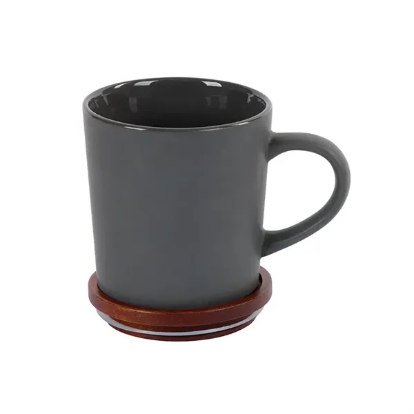 Copenhagen 16 oz. Ceramic Mug w/ Wood Lid - Copenhagen 16 oz. Ceramic Mug w/ Wood Lid - Image 14 of 21