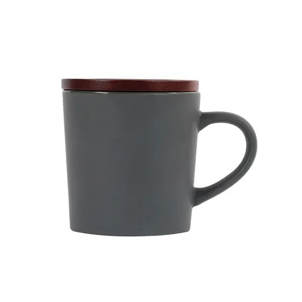 Copenhagen 16 oz. Ceramic Mug w/ Wood Lid - Copenhagen 16 oz. Ceramic Mug w/ Wood Lid - Image 17 of 21