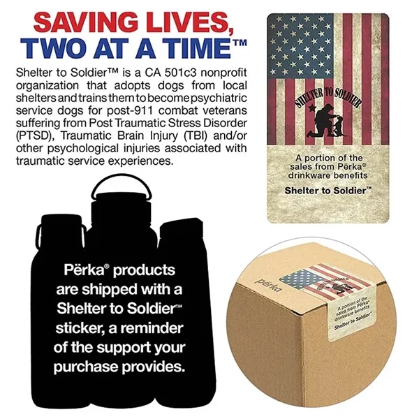 Perka® Barbarossa 24 oz. Recycled Steel and Coffee Ground... - Perka® Barbarossa 24 oz. Recycled Steel and Coffee Ground... - Image 14 of 15