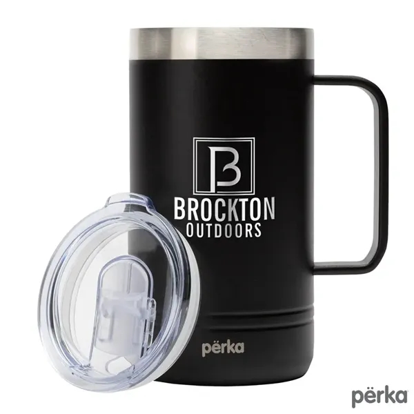 Perka® Wayfarer 24 oz. 304 Double Wall Stainless Steel Mug - Perka® Wayfarer 24 oz. 304 Double Wall Stainless Steel Mug - Image 3 of 8