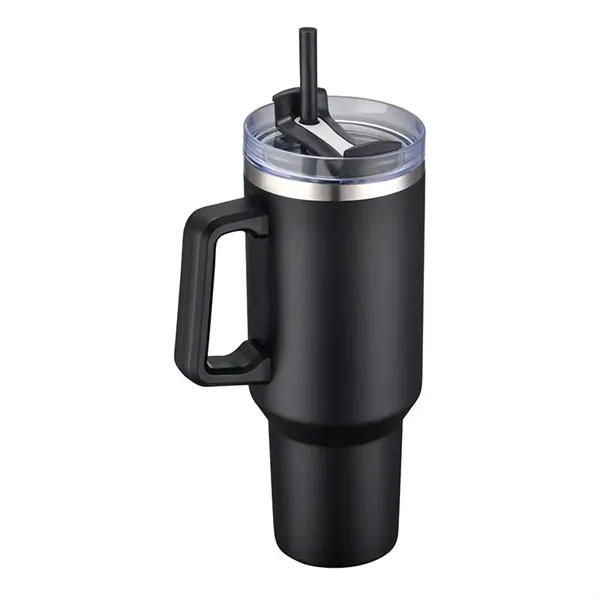 Lucas 40 oz. Double Wall, Stainless Steel Travel Mug - Lucas 40 oz. Double Wall, Stainless Steel Travel Mug - Image 6 of 87