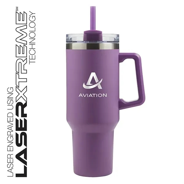 Lucas 40 oz. Double Wall, Stainless Steel Travel Mug - Lucas 40 oz. Double Wall, Stainless Steel Travel Mug - Image 40 of 87