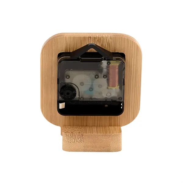 Cade Bamboo Desk Clock - Cade Bamboo Desk Clock - Image 4 of 8