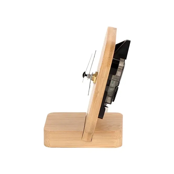 Cade Bamboo Desk Clock - Cade Bamboo Desk Clock - Image 5 of 8