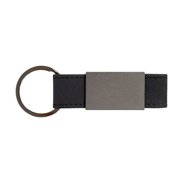 Boyd Aluminum & Leatherette Keyring - Boyd Aluminum & Leatherette Keyring - Image 4 of 9