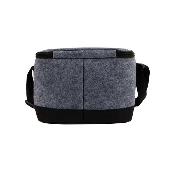 Echo RPET Felt 9-Can Lunch Cooler - Echo RPET Felt 9-Can Lunch Cooler - Image 3 of 5