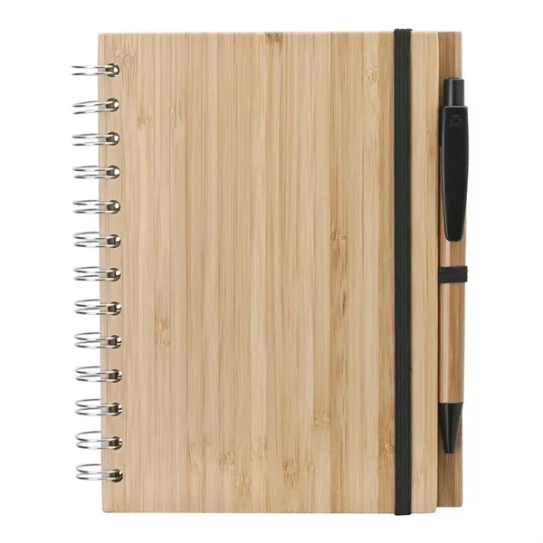 Albany Bamboo Notebook & Pen - Albany Bamboo Notebook & Pen - Image 4 of 4