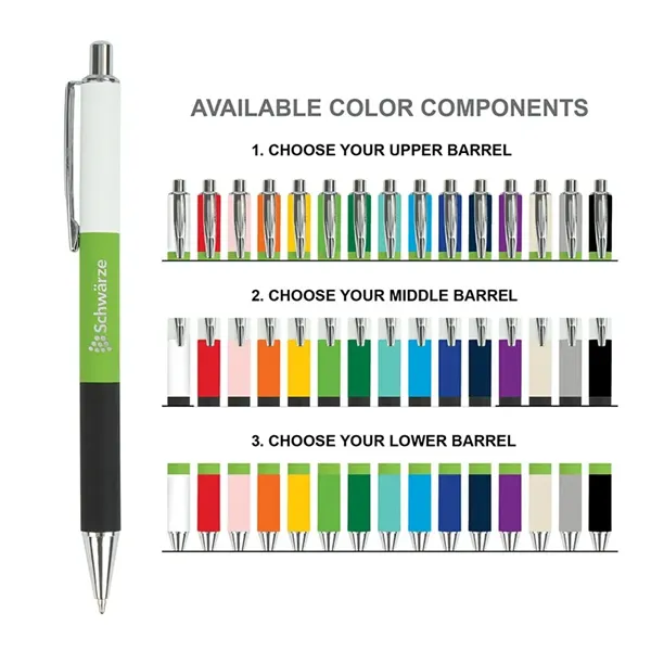 Color-Pop Plunge-Action Aluminum Ballpoint Pen - Color-Pop Plunge-Action Aluminum Ballpoint Pen - Image 0 of 5