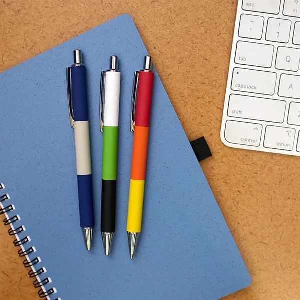 Color-Pop Plunge-Action Aluminum Ballpoint Pen - Color-Pop Plunge-Action Aluminum Ballpoint Pen - Image 4 of 5