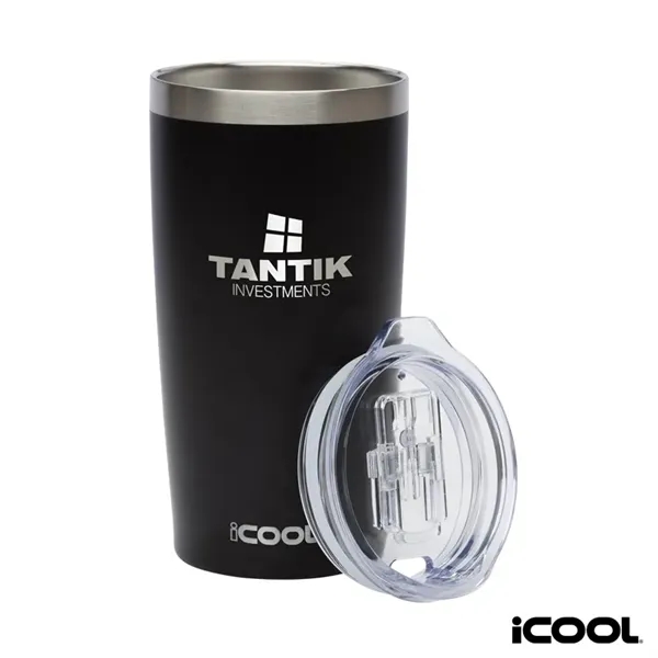 iCOOL® Lewiston 20 oz. Double Wall Stainless Steel Tumbler - iCOOL® Lewiston 20 oz. Double Wall Stainless Steel Tumbler - Image 4 of 15