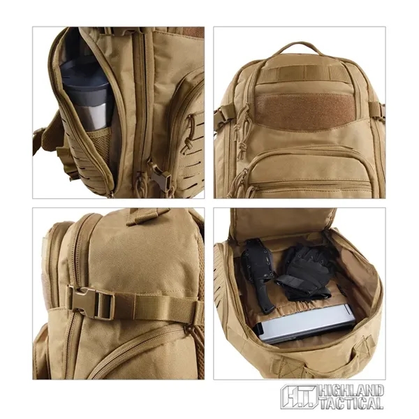 Highland Tactical® Roger Laptop Backpack - Highland Tactical® Roger Laptop Backpack - Image 46 of 52