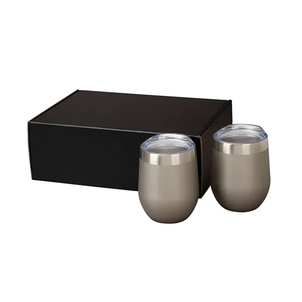 Brisbane II Two-Piece Classic Wine Tumbler Gift Set - Brisbane II Two-Piece Classic Wine Tumbler Gift Set - Image 12 of 13